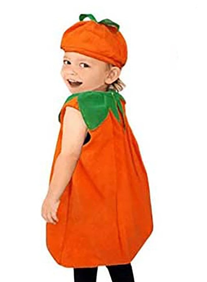 Fancy Agents Pumpkin Vegetable Costume | Unisex Halloween Dress for Kids | Pumpkin Halloween Fancy dress Costume Fancy Dress for Children's Birthday & Any Occasion (5-6 Years) - Image 2